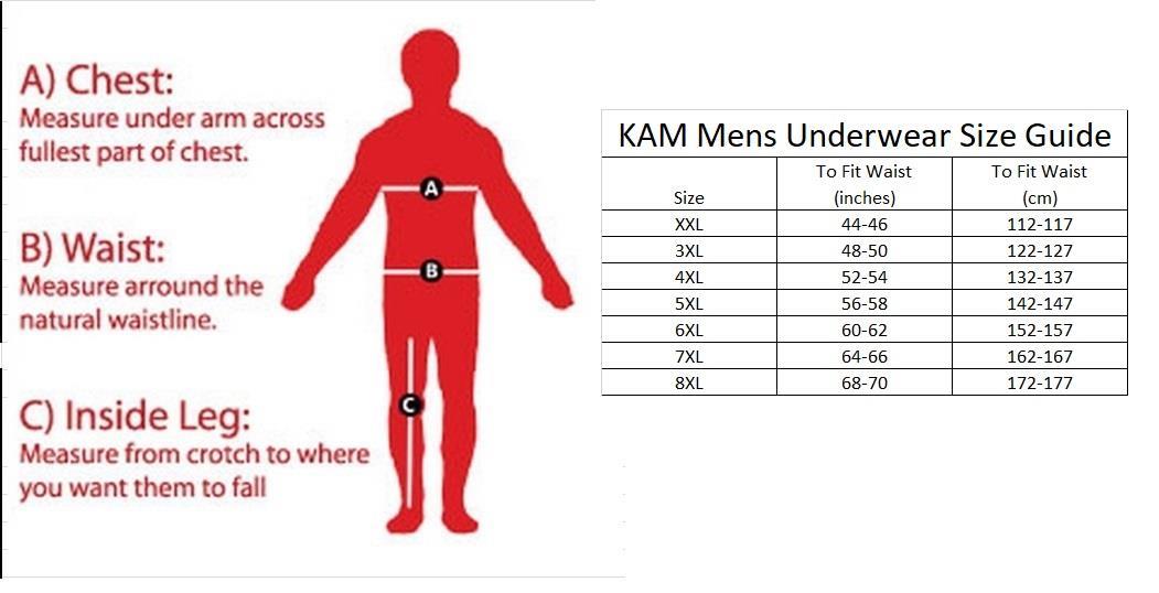 Men's Big Size 12 Pairs Pack Jersey Boxer Shorts by KAM 2XL - 8XL