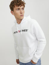 Jack & Jones Old Logo Sweat Hood For Men (JJECORP) in 3 Colours, Large