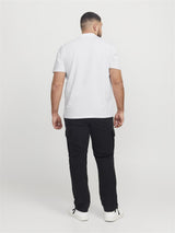 Jack & Jones Short Sleeves Polo Shirt For Men (JCOFUSION PIQUE) in 3 Colours, 4XL-7XL