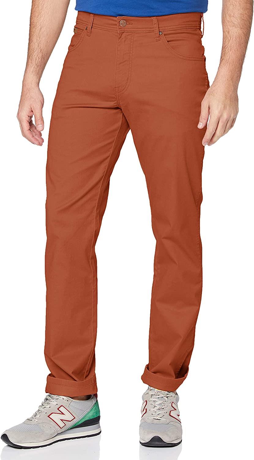 Wrangler Greensboro Texas Slim Stretch Chino Waist 38 - 46, 10 Colours