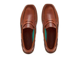 Chatham Slip on Leather Boat Shoes For Men - Gaff II G2 in Chestnut, 6-15