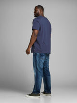 Jack & Jones Mens Plus Size Organic Cotton Basic Tee