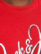 Jack & Jones Mens Plus Logo Printed Tee