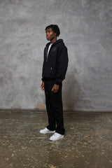 Bénir Club Basics Zip Hoodie - Matte black