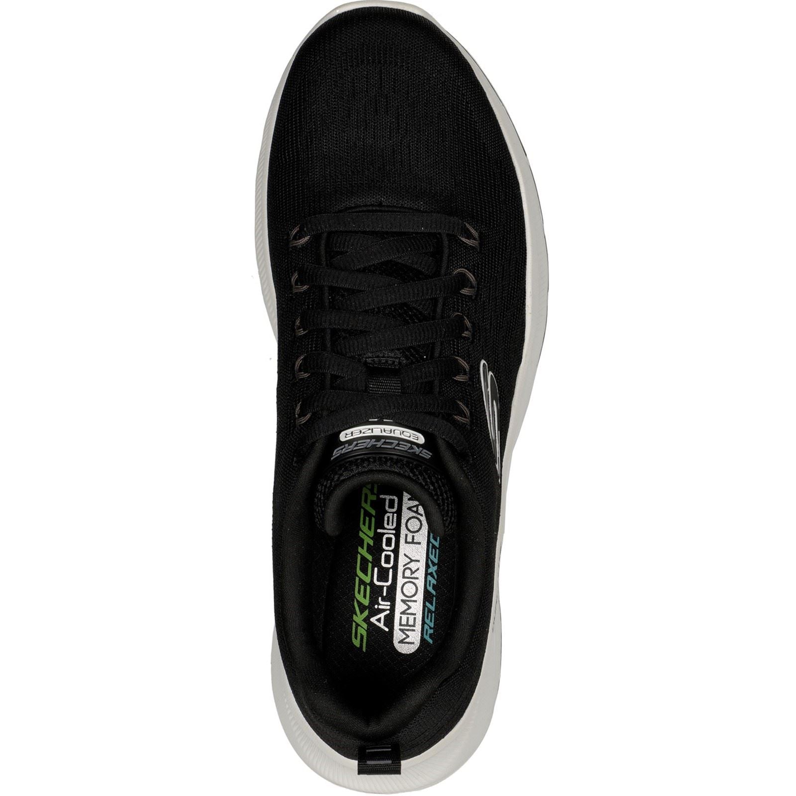 Skechers (GAR232519) Men's Equalizer 5.0 Trainers in Black/White 6 to 12