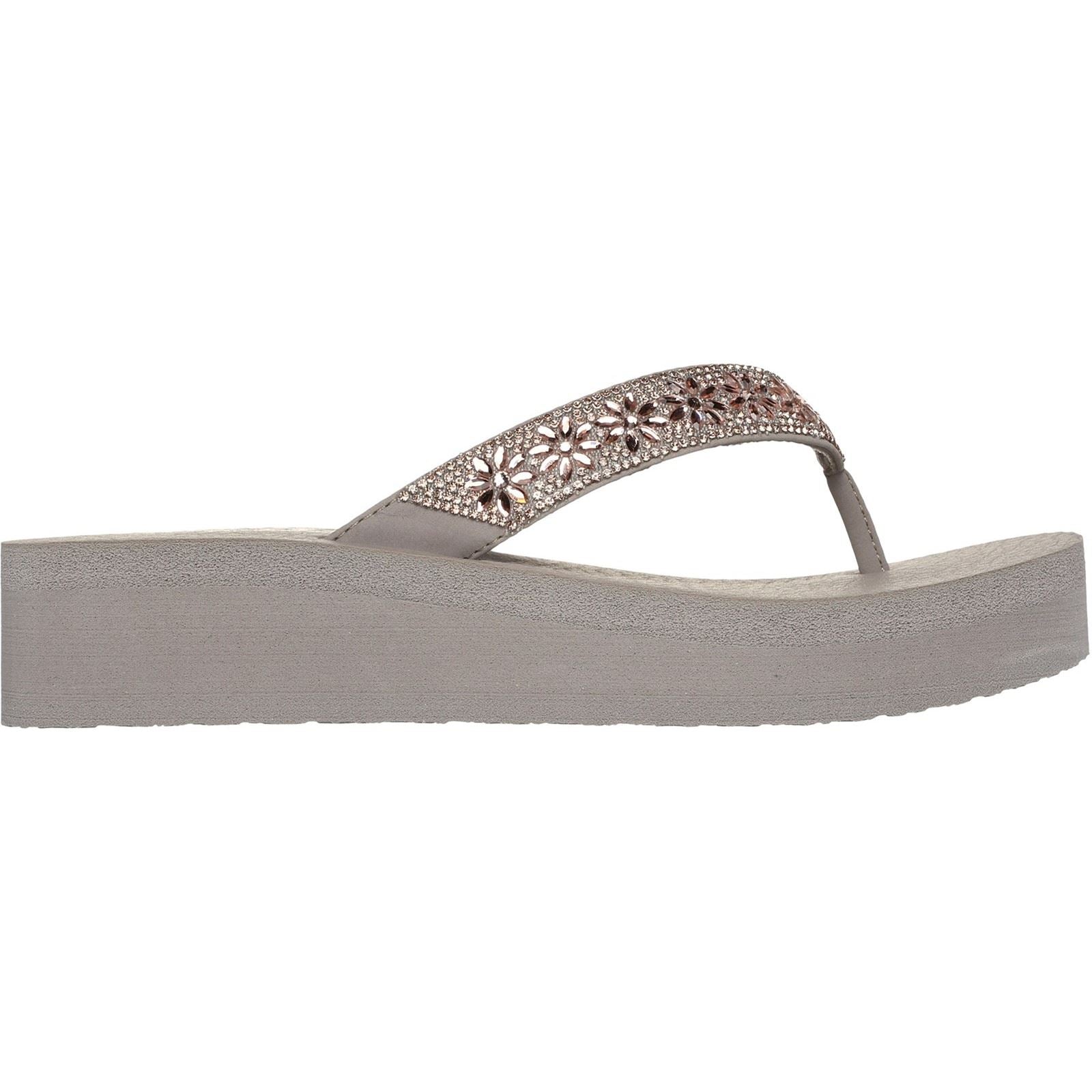 Skechers Women Sandal - Vinyasa - Wild Daisies in Taupe, 3-8 - GAR119638