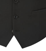 Skopes Milan Suit Waistcoats For Mens in Black, 34 to 50