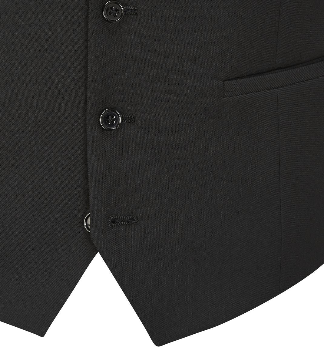 Skopes Milan Suit Waistcoats For Mens in Black, 34 to 50