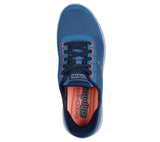 Skechers Slip On Shoe For Men Go Walk Flex Netro Slip-Ins in Navy, 6-15