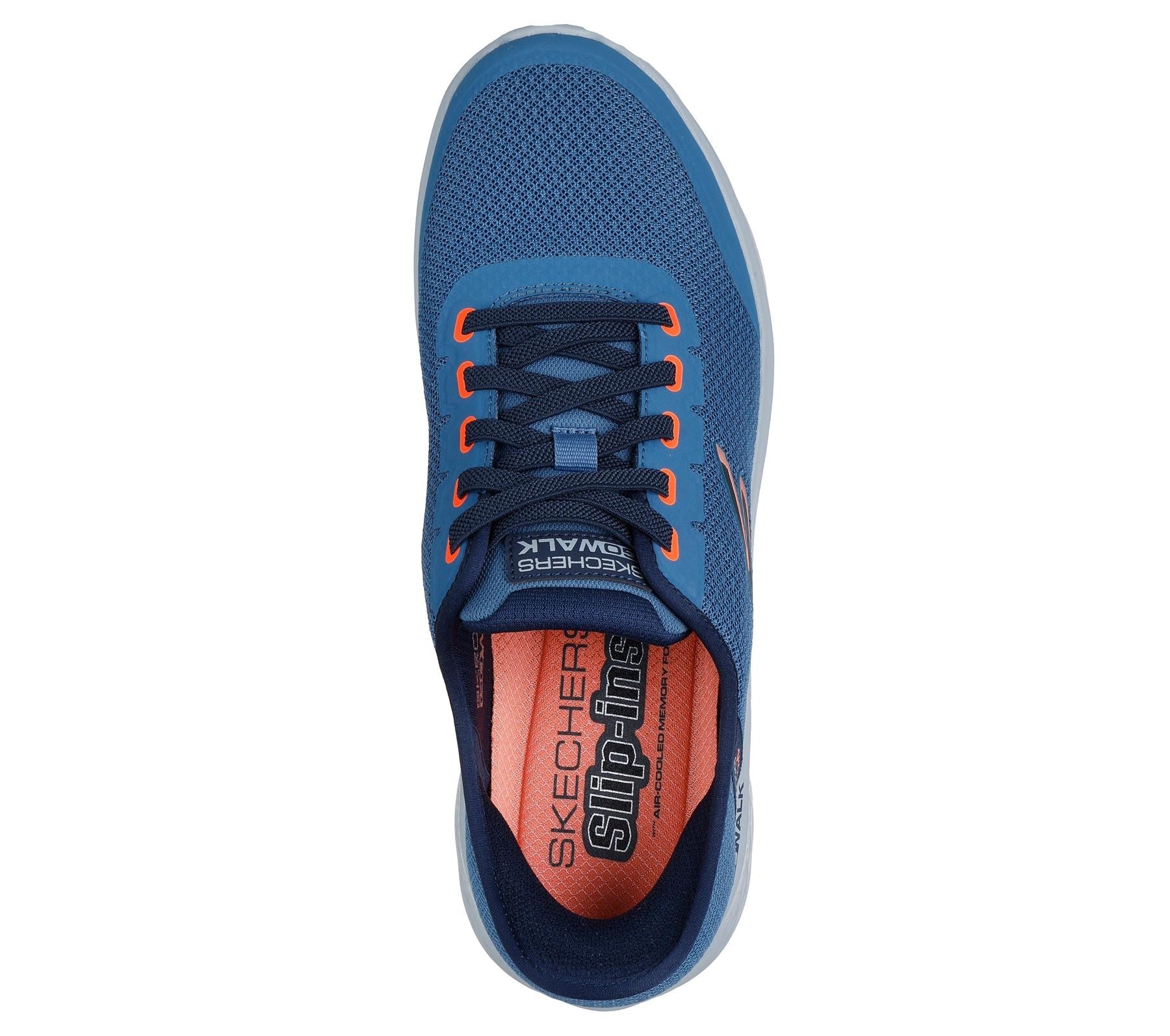 Skechers Slip On Shoe For Men Go Walk Flex Netro Slip-Ins in Navy, 6-15