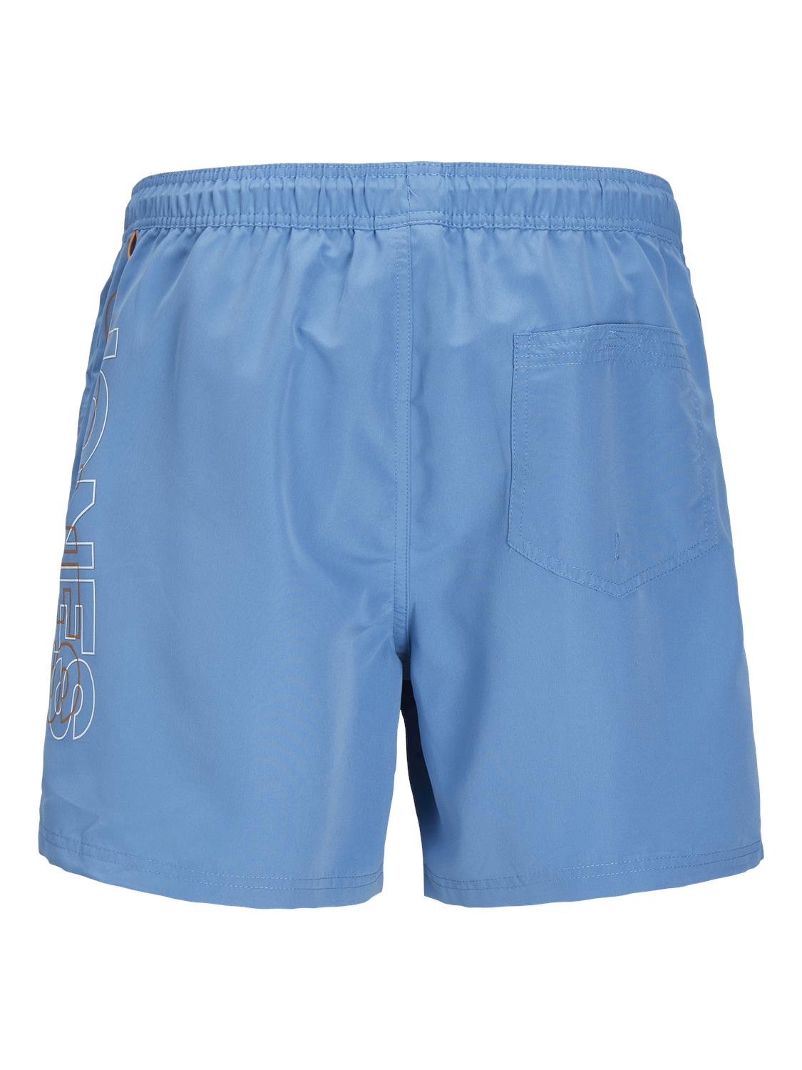 Jack & Jones JPSTFIJI JJSWIM Double Logo LY Shorts for Mens in 2 Colours, 1XL-6XL