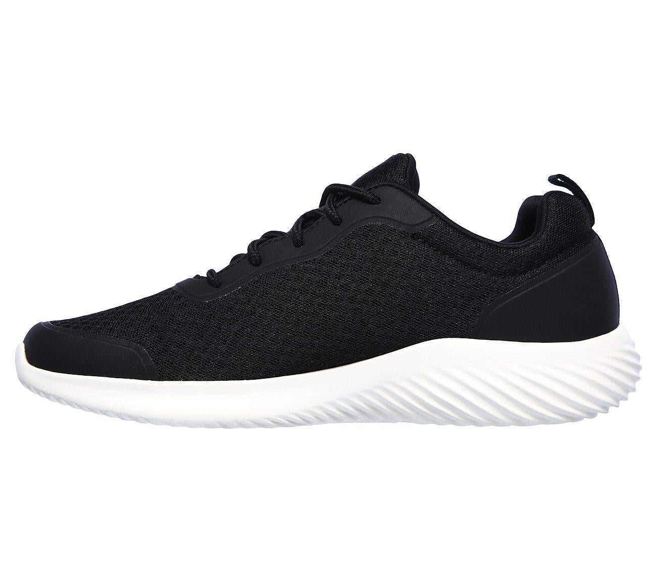 SKECHERS Men's Bounder - Voltis Running/Walking Trainers in Black/Gold