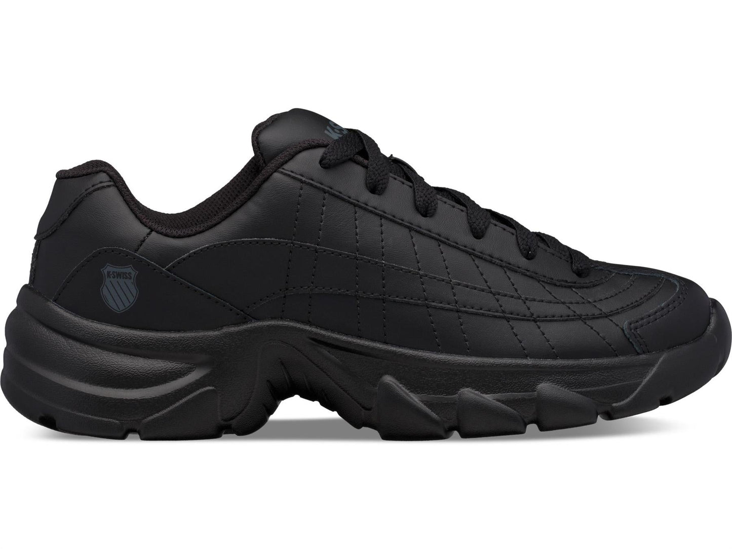 K-Swiss Mens ST129 Ultra Lightweight Sleek Trainers in Black