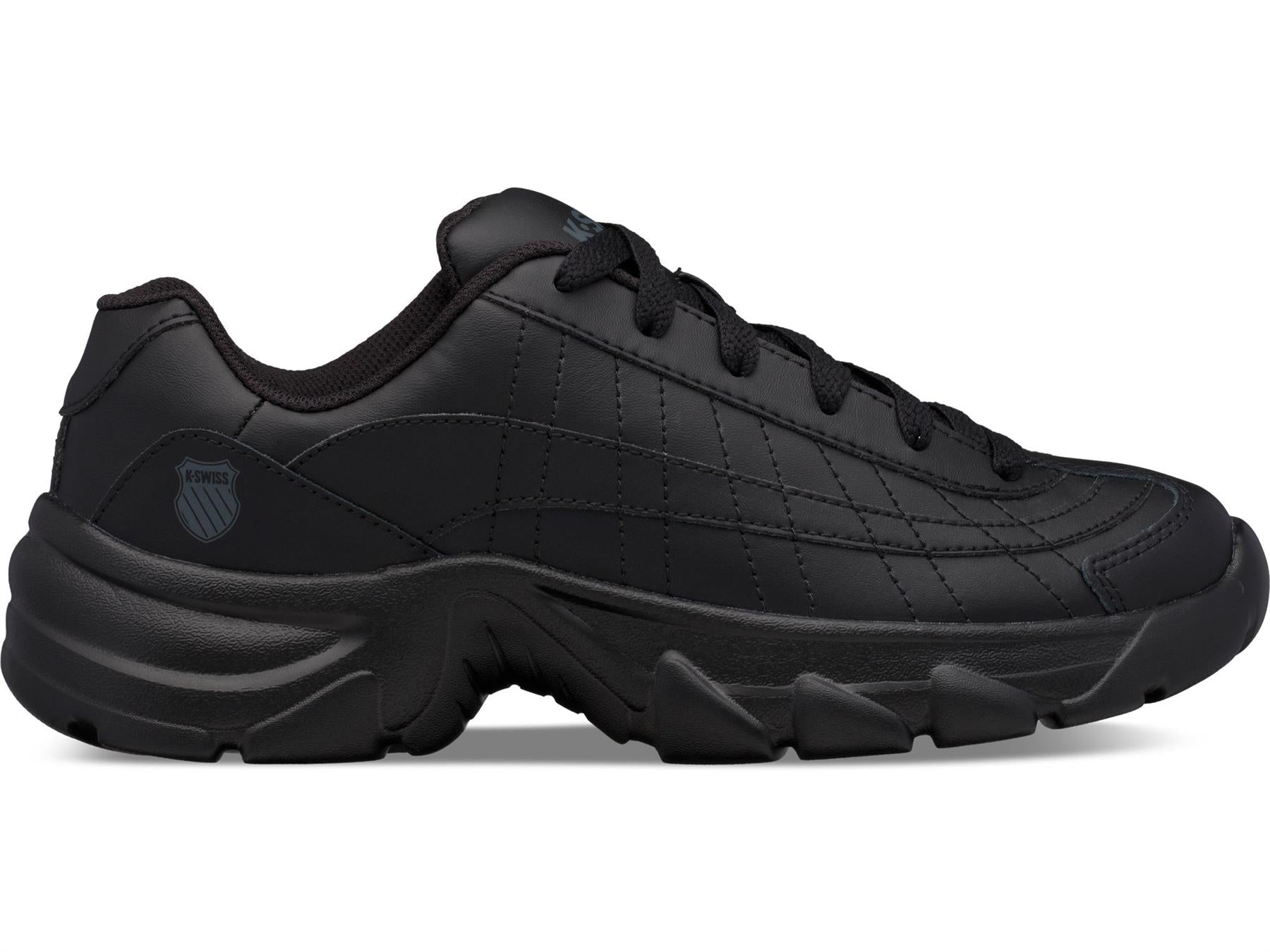 K-Swiss Mens ST129 Ultra Lightweight Sleek Trainers in Black