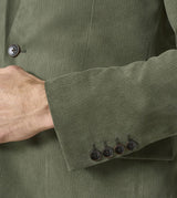 Skopes Tailored Fit Padua Jacket For Men in Herb Green Herringbone, 36S-62L