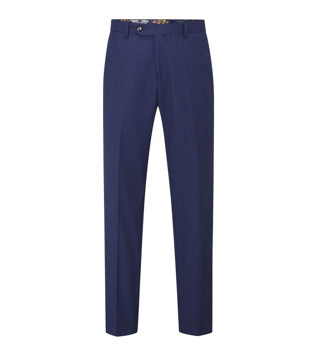 Skopes Jodrell Suit Tailored Fit Trousers For Men in Navy Blue Marl Tweed Effect, 30W to 58W