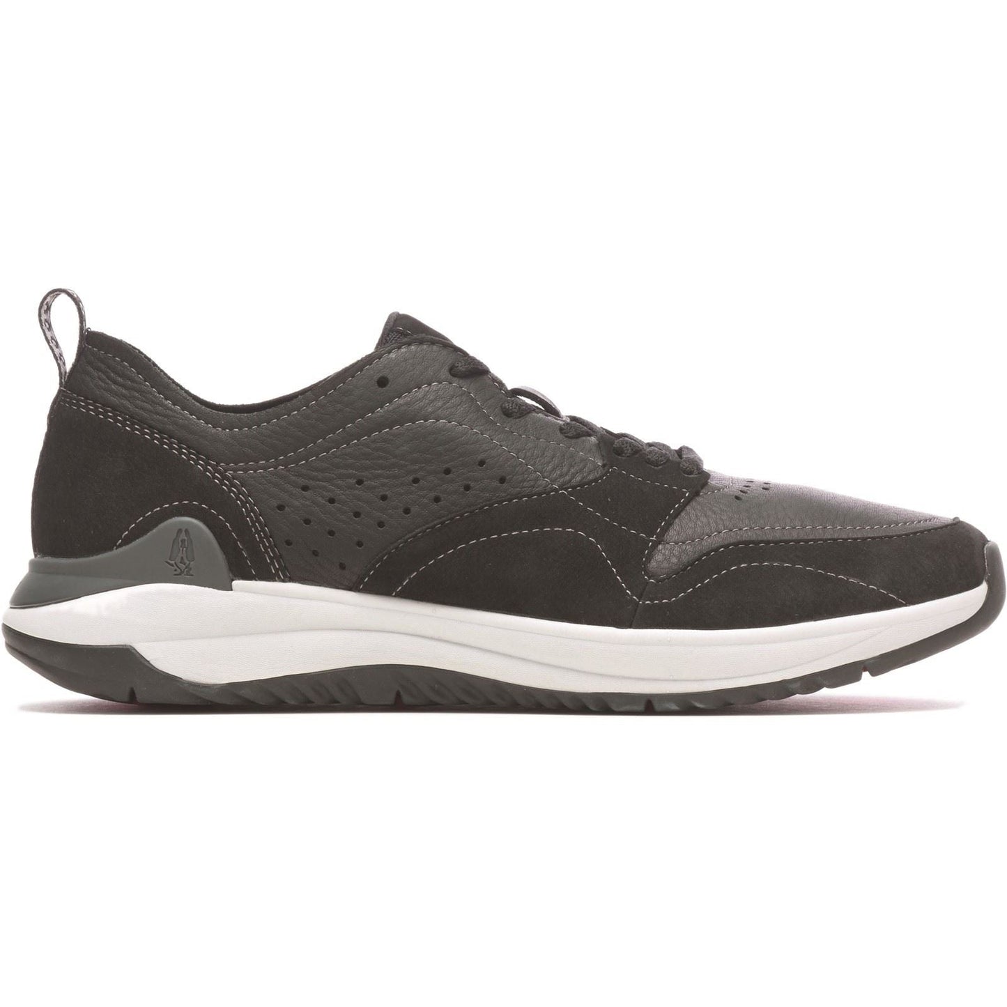 Hush Puppies Felix Perf Laces Mens Shoes in Black