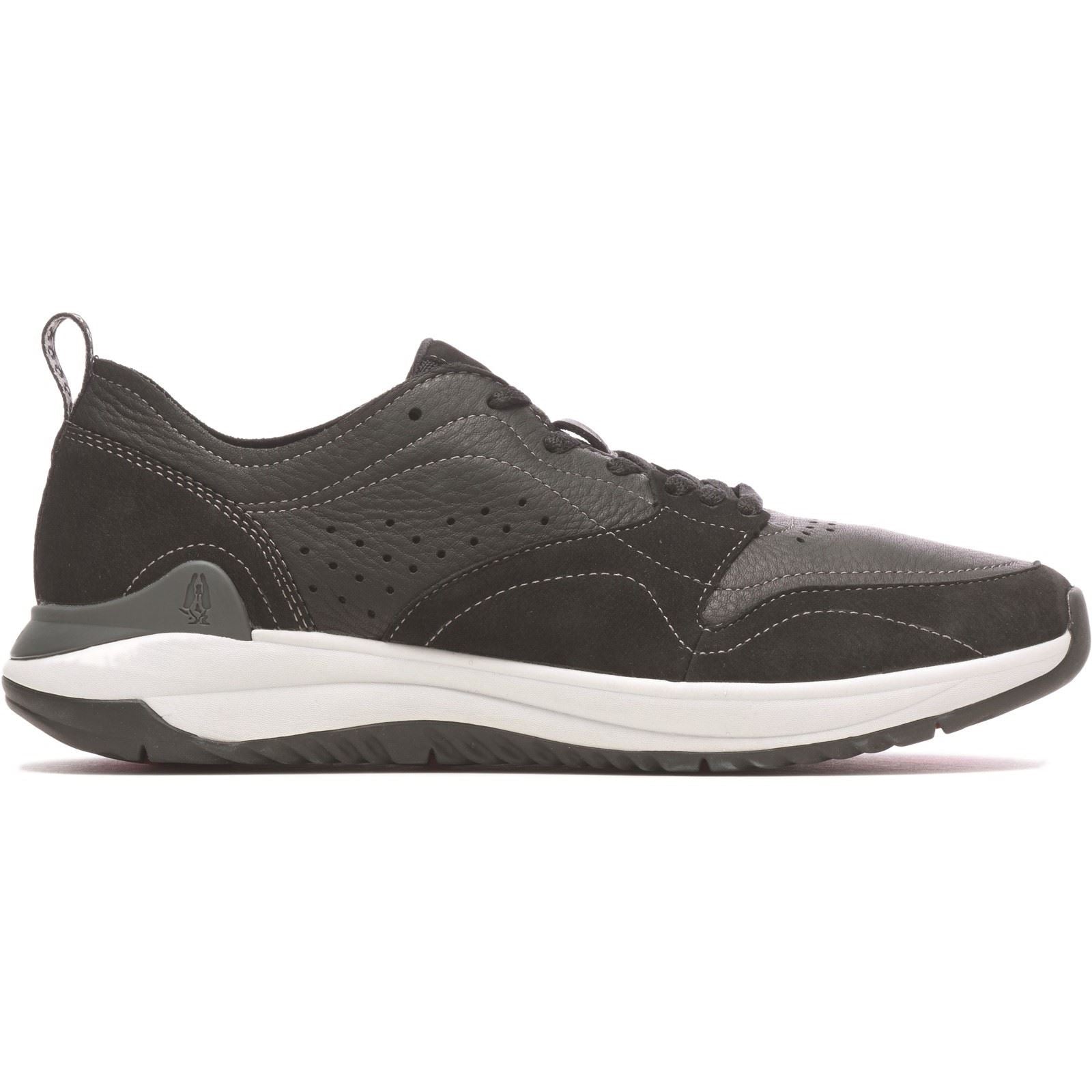 Hush Puppies Felix Perf Laces Mens Shoes in Black
