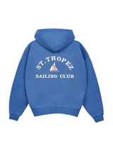 St Tropez Heavyweight Hoodie Blue