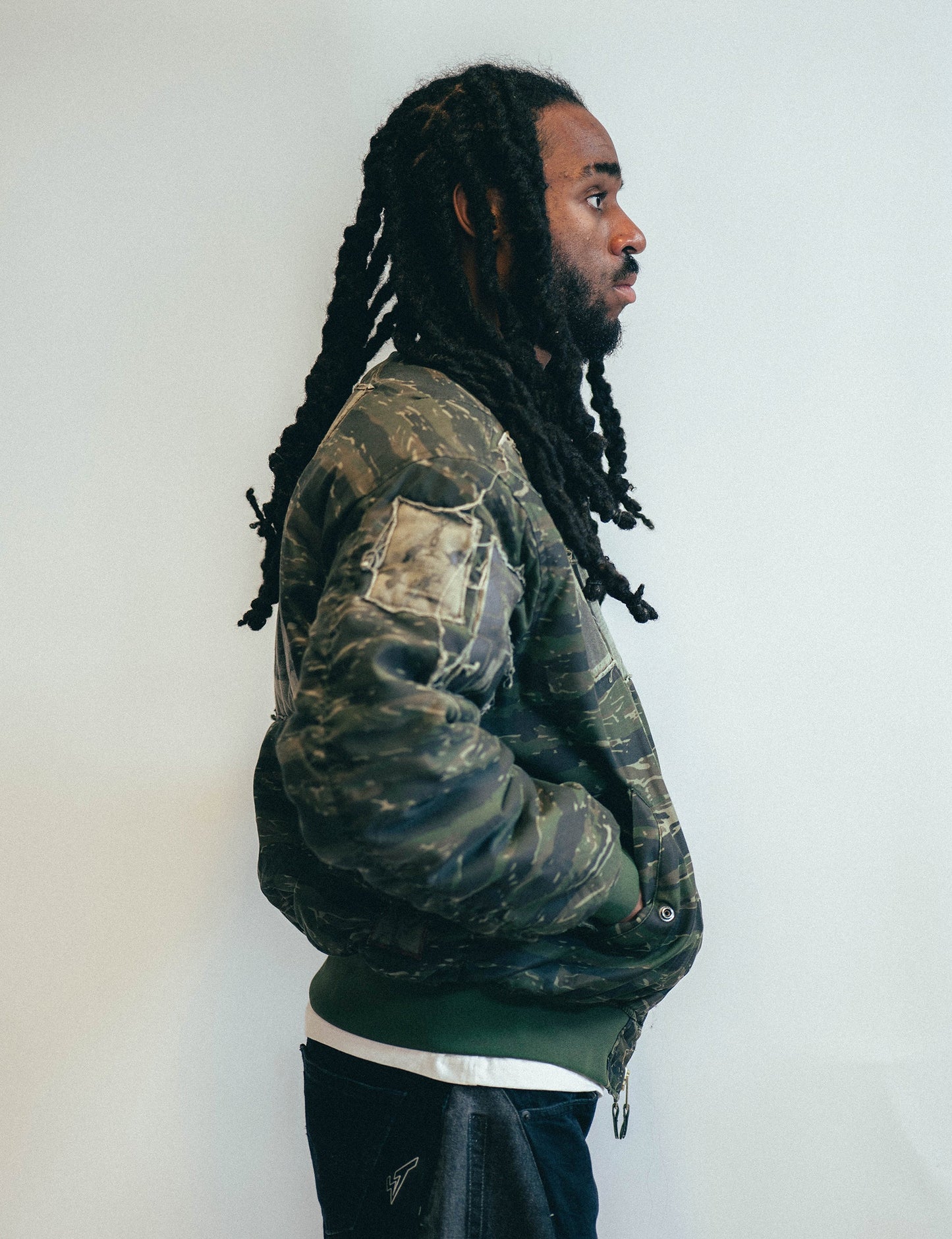 MA-1 Patched Bomber in Tiger Camo
