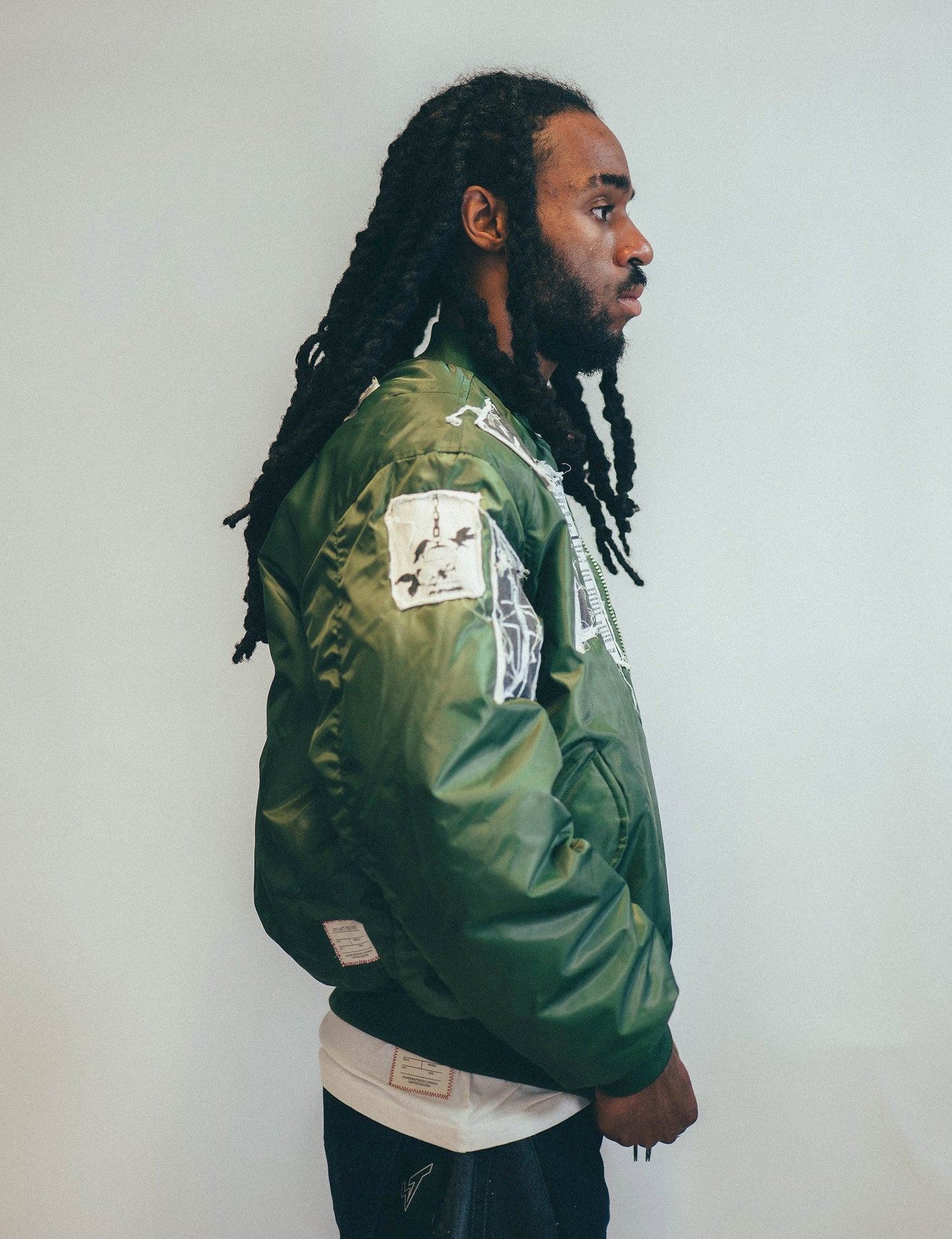 MA-1 Patched Bomber in Green