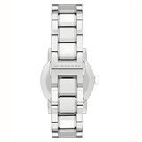 Burberry Women’s Watch Stainless Steel Silver Strap With Silver Dial And Crystals BU9220 The City