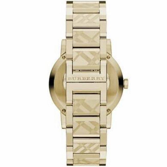 Burberry Women's Watch Stainless Steel Gold Strap With Gold Dial And Gold Case BU9234 The City