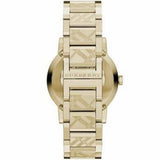 Burberry Women's Watch Stainless Steel Gold Strap With Gold Dial And Gold Case BU9234 The City
