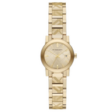 Burberry Women's Watch Stainless Steel Gold Strap With Gold Dial And Gold Case BU9234 The City
