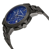 Burberry Men’s Watch Stainless Steel Grey Strap With Blue Dial BU9365 The City