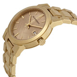 Burberry Women’s Watch Stainless Steel Gold Strap With Gold Dial BU9134 The City