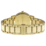 Burberry Unisex Watch Stainless Steel Gold Strap With Gold Dial BU9033 The City