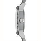 Burberry Women’s Watch Stainless Steel Silver Strap With Silver Dial And Crystals BU9220 The City