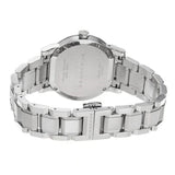 Burberry Women's Watch Stainless Steel Silver Strap With Silver Dial BU9100 The City