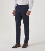 Skopes Men's Harcourt Slim Fit Suit Trouser in Navy Waist 30 to 46