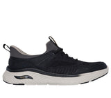Skechers Slip On Shoe For Men Arch Fit Crosser Emeric Slip-Ins in Black, 6-13