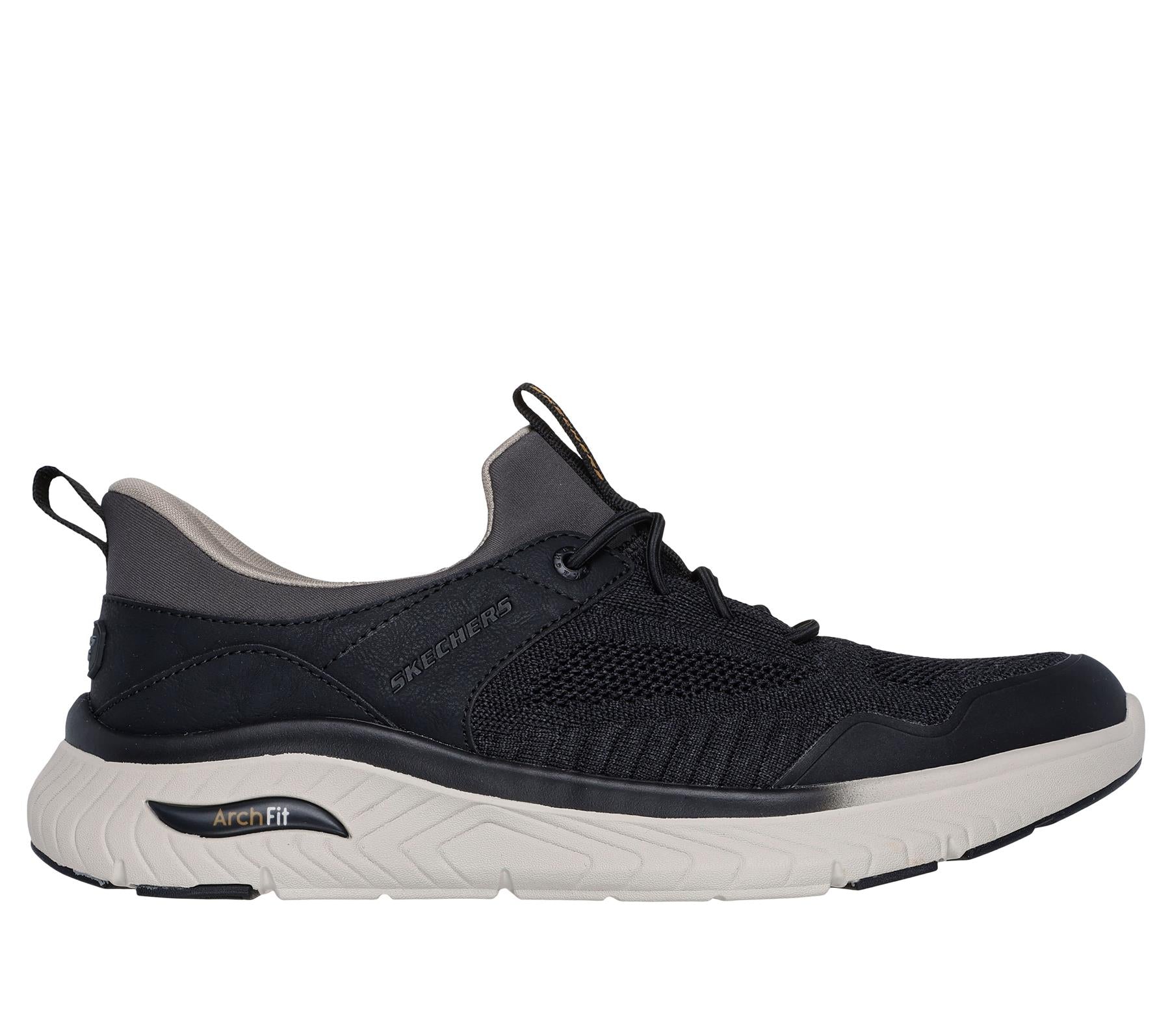 Skechers Slip On Shoe For Men Arch Fit Crosser Emeric Slip-Ins in Black, 6-13