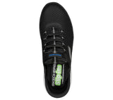Skechers Slip On Sneaker Shoe For Men Summits High Range Mesh Slip-Ins in Black, 5.5-14