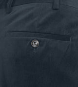 Skopes Atkinson Suit Tailored Fit Trousers For Men in Teal Blue Corduroy, 30W to 58W