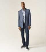 Skopes Doug Textured Tailored Fit Jacket For Men in Blue, 36S-62L