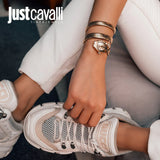 Just Cavalli Women's Gold Stainless Steel Watch, Champagne Dial | Jc1l073m0025