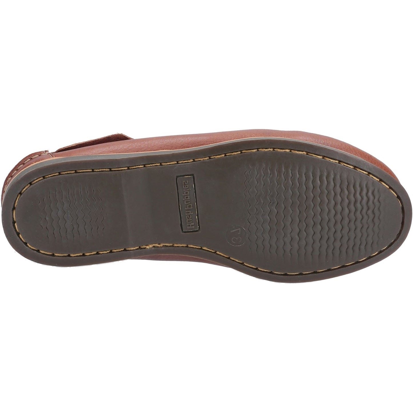 Hush Puppies Hattie Laces Ladies Shoes in Tan