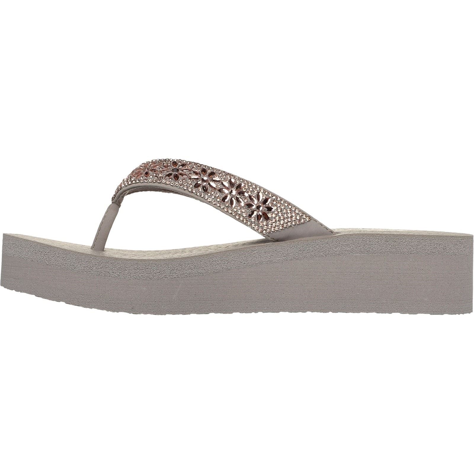 Skechers Women Sandal - Vinyasa - Wild Daisies in Taupe, 3-8 - GAR119638
