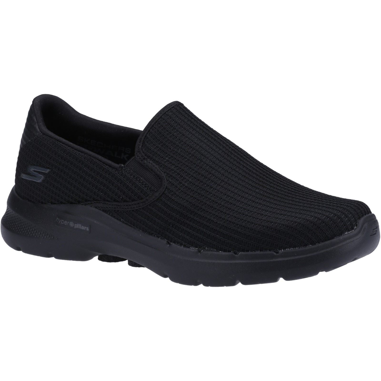 Skechers (GAR216201) Men's GOwalk 6 Anaglyph Trainer in Black 6 to 12