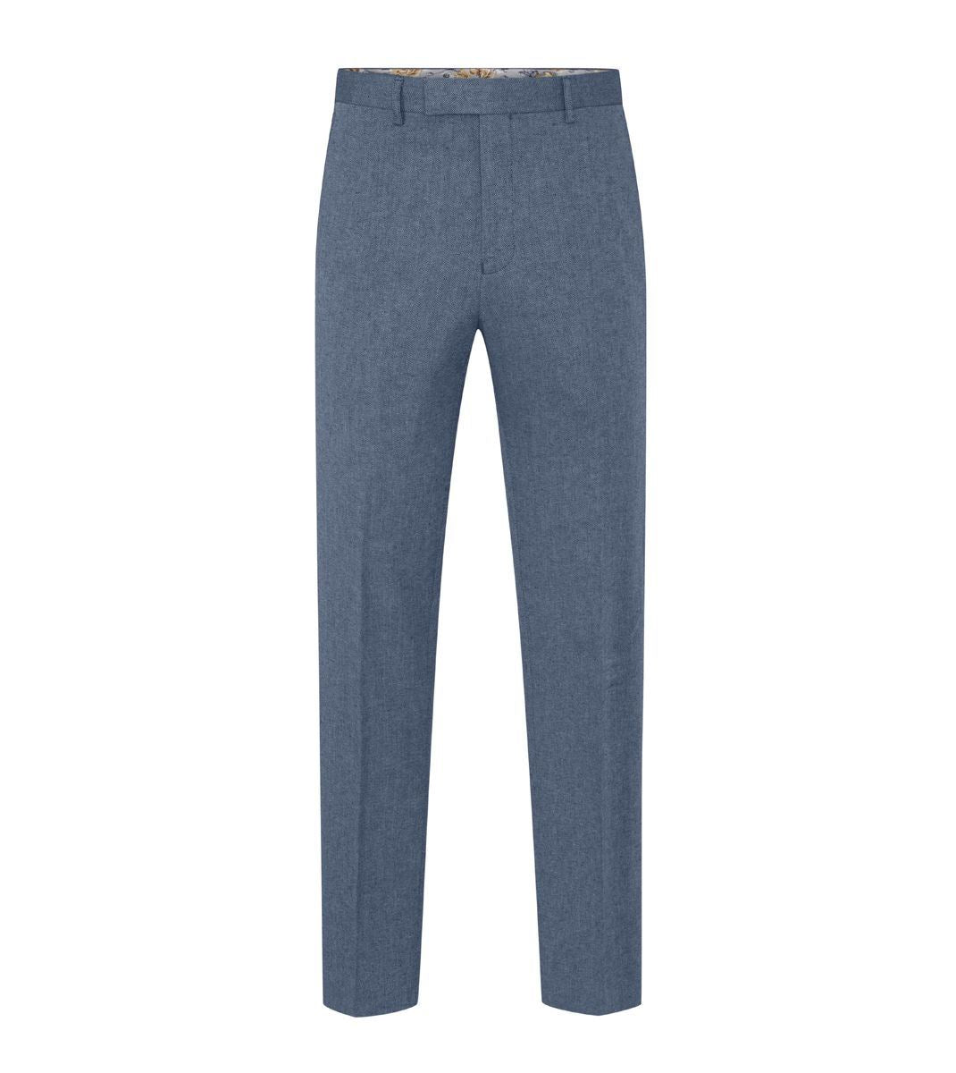 Skopes Calvados Suit Tailored Fit Trouser For Men in Blue, 30W-58W