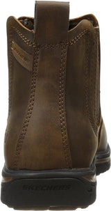 SKECHERS Men's Alley Cats Mid Round Chelsea Style Boots in Brown Size UK 6 -13