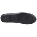 Hush Puppies Naomi Slip On Ballet Pump Ladies Shoes in Black