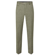 Skopes Men's 2 Piece Suit Jude Herringbone in Sage