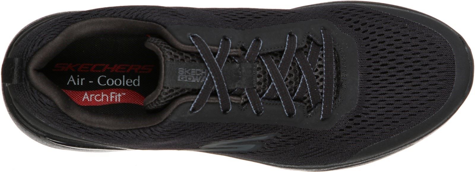 Skechers Go Walk Arch Fit Idyllic Sports Shoes Mens in Black