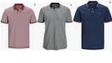 Jack & Jones JPRBLUWIN Short Sleeve Polo for Mens in 3 Colours, 1XL-6XL